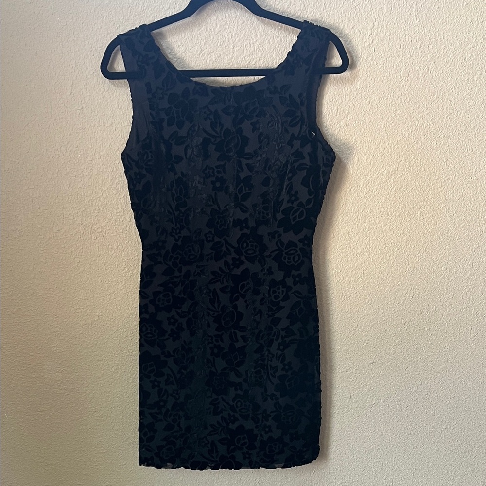 Rampage Black Floral Mini Dress